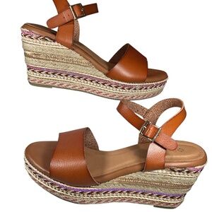 Patrizia Sonsch Wedge Sandal, Size 8m US / 39 EU